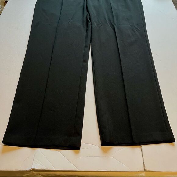 Men's Haggar Classic Fit Dress Slacks Black 40Wx30L - Picture 3 of 11